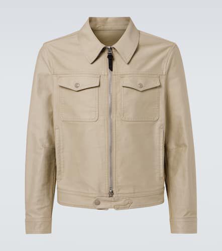 Chaqueta de satén de algodón - Tom Ford - Modalova