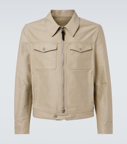 Tom Ford Veste en satin de coton - Tom Ford - Modalova