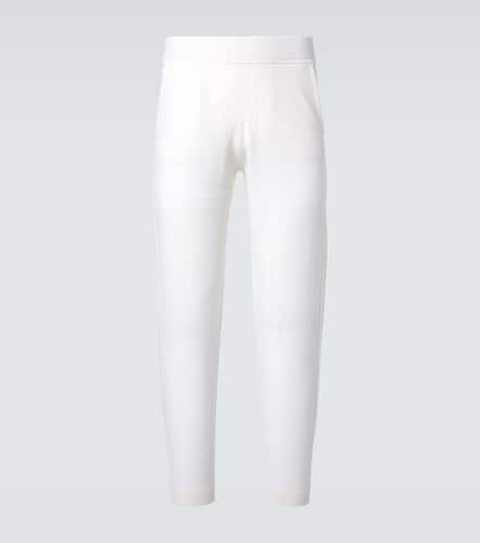 Pantaloni sportivi in lana e cashmere - Allude - Modalova