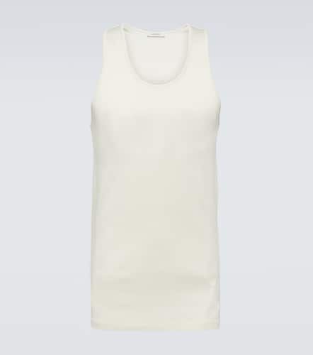 Tank top de jersey de algodón acanalado - Lemaire - Modalova