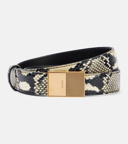 Elio snake-effect leather belt - Khaite - Modalova