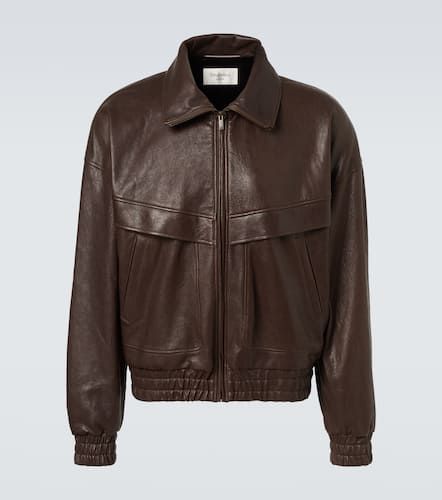 Saint Laurent Leather bomber jacket - Saint Laurent - Modalova