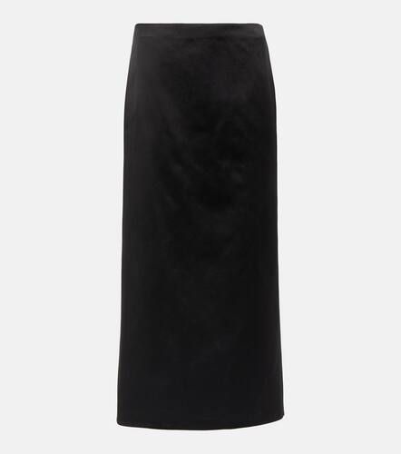 High-rise silk satin maxi skirt - Gucci - Modalova