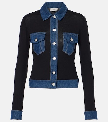 Coperni Top con denim - Coperni - Modalova