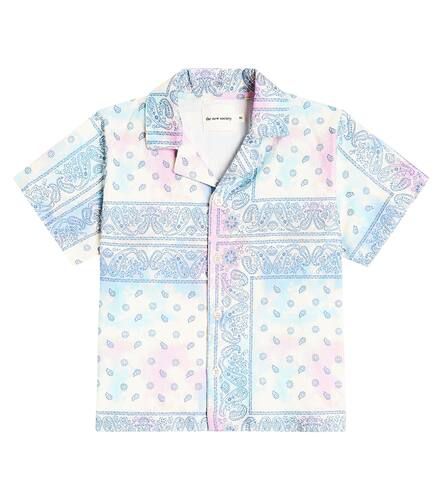 Downtown printed cotton shirt - The New Society - Modalova