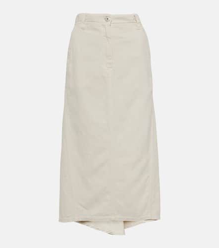 Cotton and linen midi skirt - Brunello Cucinelli - Modalova