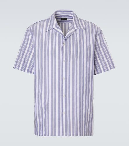 Camicia bowling in popeline di cotone a righe - Brioni - Modalova