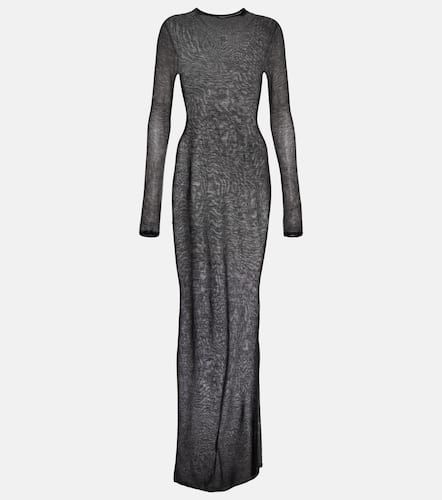 Saint Laurent Semi-sheer maxi dress - Saint Laurent - Modalova