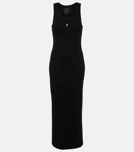 Ribbed-knit cotton jersey maxi dress - Givenchy - Modalova