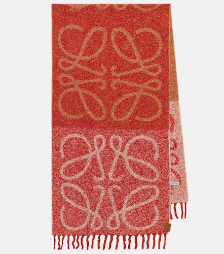 Loewe Anagram alpaca-blend scarf - Loewe - Modalova