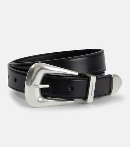 Saint Laurent Folk leather belt - Saint Laurent - Modalova