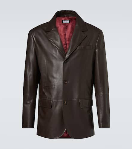 Brunello Cucinelli Leather blazer - Brunello Cucinelli - Modalova