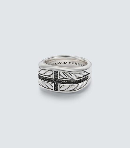 Chevron sterling ring with diamonds - David Yurman - Modalova