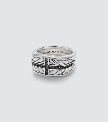 Chevron sterling ring with diamonds - David Yurman - Modalova