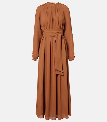 Pinky belted draped maxi dress - Joseph - Modalova