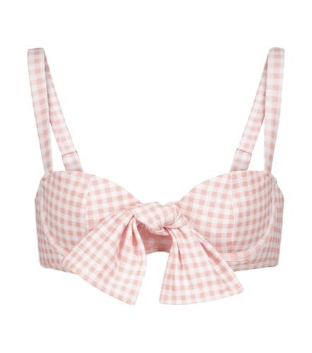 Clara gingham bikini top - Alexandra Miro - Modalova