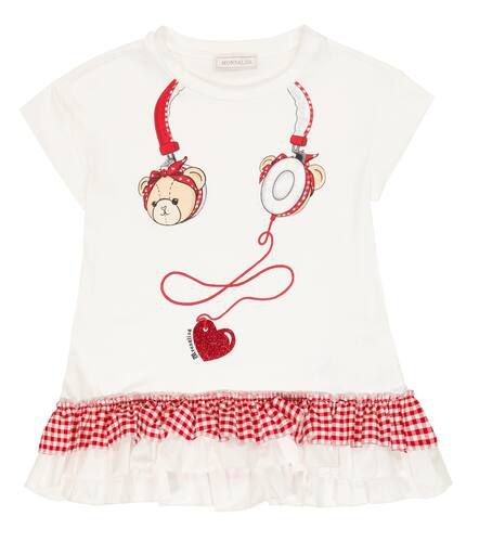 T-shirt in cotone con stampa - Monnalisa - Modalova