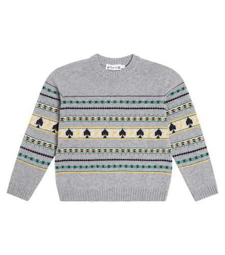 Branco jacquard wool sweater - Bonpoint - Modalova