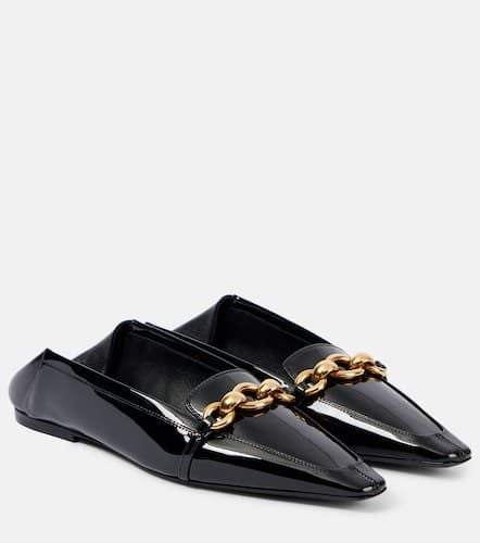 Slippers Le Maillon aus Lackleder - Saint Laurent - Modalova