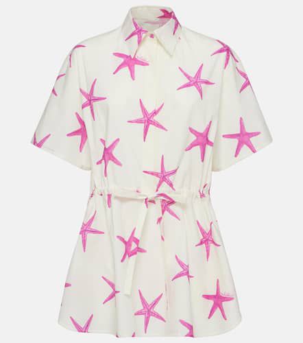 Starfish cotton poplin minidress - Valentino - Modalova