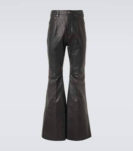 Bolan leather flared pants - Rick Owens - Modalova
