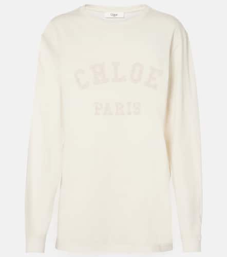 ChloÃ© Logo cotton sweater - Chloe - Modalova