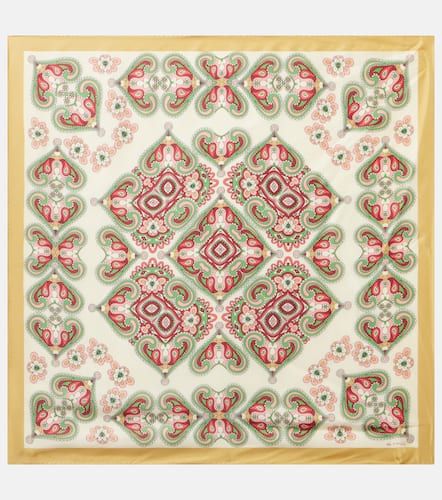 Etro Paisley silk twill scarf - Etro - Modalova