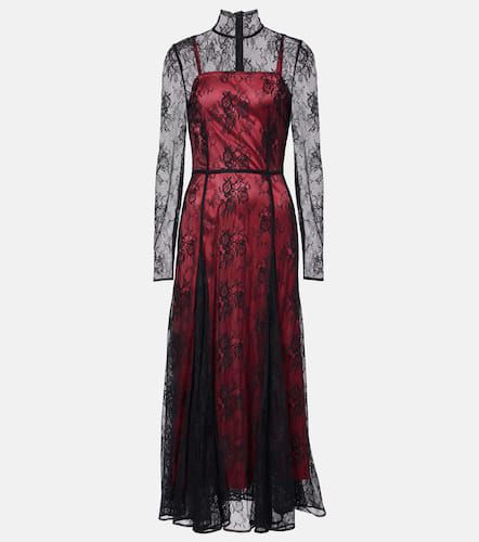 Floral lace midi dress - Dolce&Gabbana - Modalova