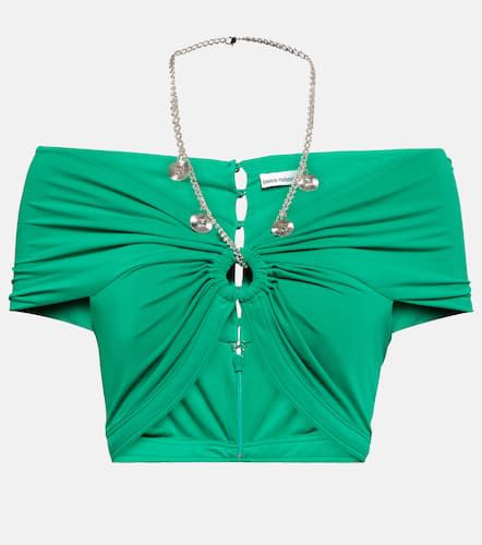 Rabanne Cutout jersey top - Rabanne - Modalova