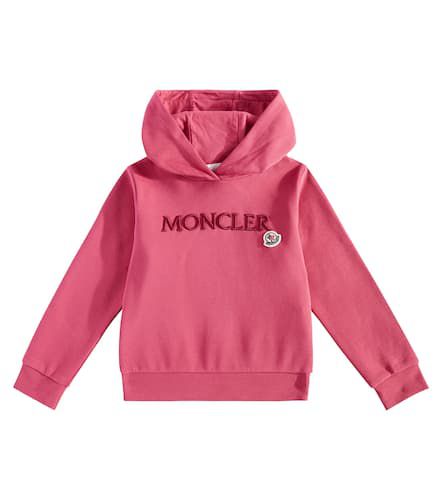 Felpa in jersey di cotone con logo - Moncler Enfant - Modalova