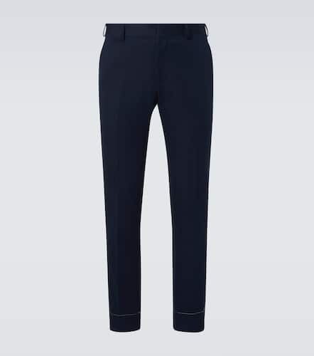 Pienza linen and cotton straight pants - Brioni - Modalova