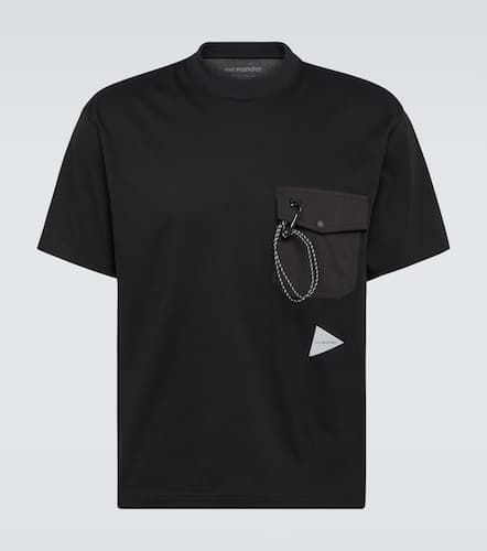 T-Shirt Pocket T aus Jersey - And Wander - Modalova