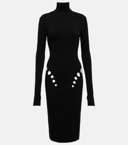 Vestido de cuello alto con abertura - Jean Paul Gaultier - Modalova