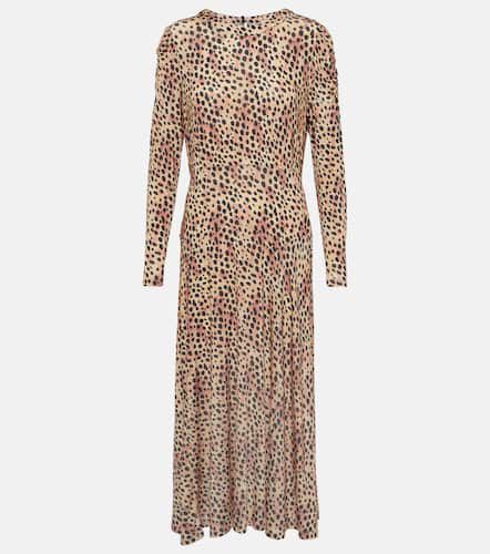Cerise leopard-print midi dress - Rixo - Modalova