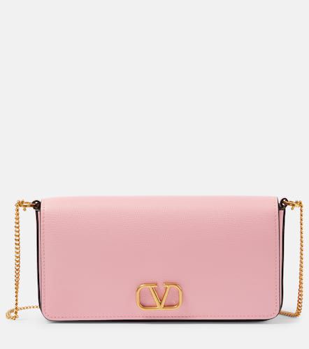 VLogo Mini leather wallet on chain - Valentino Garavani - Modalova