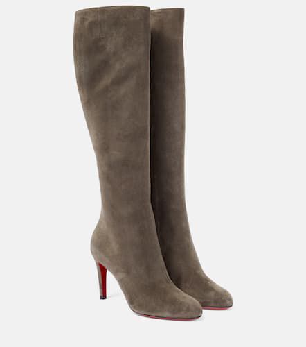 Pumppie Botta suede knee-high boots - Christian Louboutin - Modalova