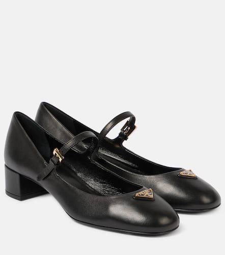 Prada 35 leather Mary Jane pumps - Prada - Modalova