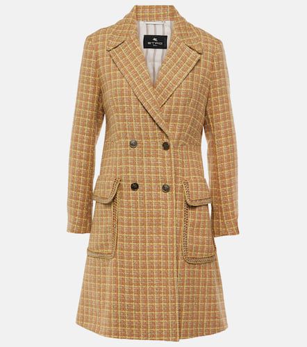 Prince of Wales wool-blend coat - Etro - Modalova