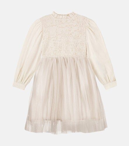Abito Janice in lino, cotone e seta con tulle - Donsje - Modalova