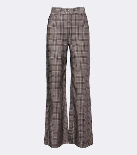 Pantalones anchos a cuadros - Acne Studios - Modalova