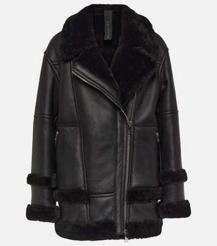 Leather and shearling jacket - Blancha - Modalova