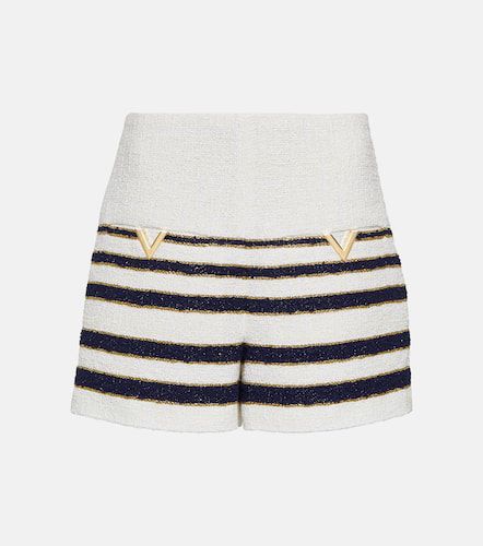 VGOLD striped tweed shorts - Valentino - Modalova