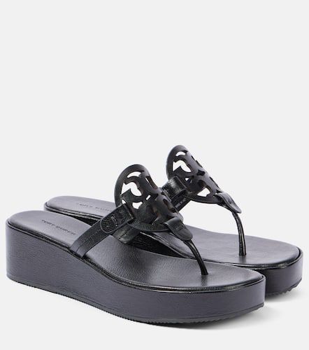 Sandalias Miller de piel con plataforma - Tory Burch - Modalova