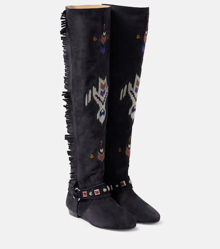 Botas altas Soksa de ante adornadas - Isabel Marant - Modalova