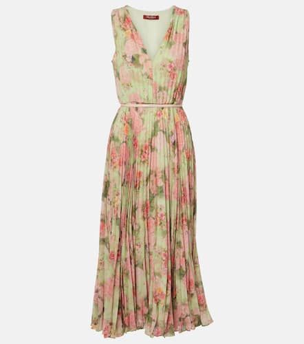 Vestido midi de georgette floral - Max Mara - Modalova