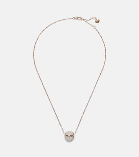 Pom Pom Dot 18kt rose pendant necklace with mother-of-pearl and diamonds - Pomellato - Modalova