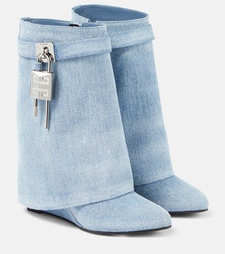 Givenchy Botas Shark Lock de denim - Givenchy - Modalova