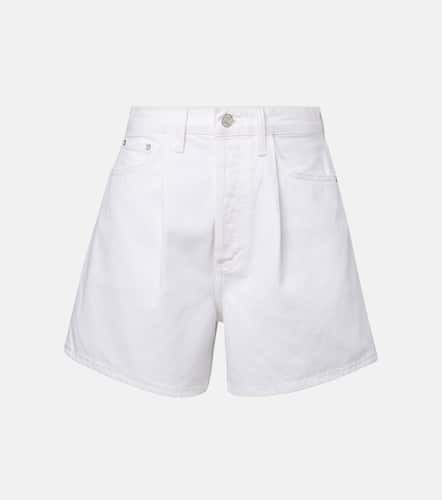 Rhoda pleated high-rise denim shorts - Agolde - Modalova