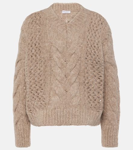 Pullover in misto cotone - Brunello Cucinelli - Modalova