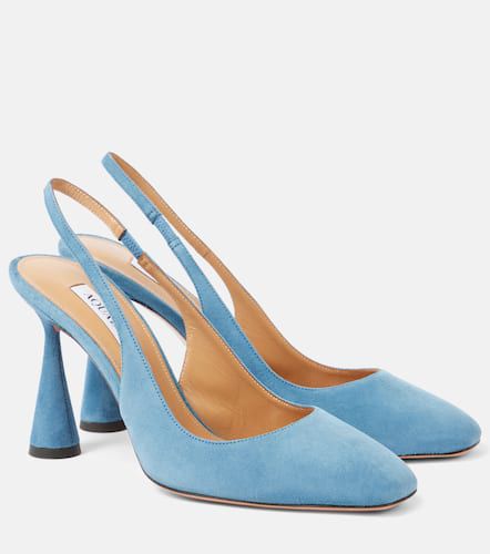 Pumps slingback Amore 95 in suede - Aquazzura - Modalova